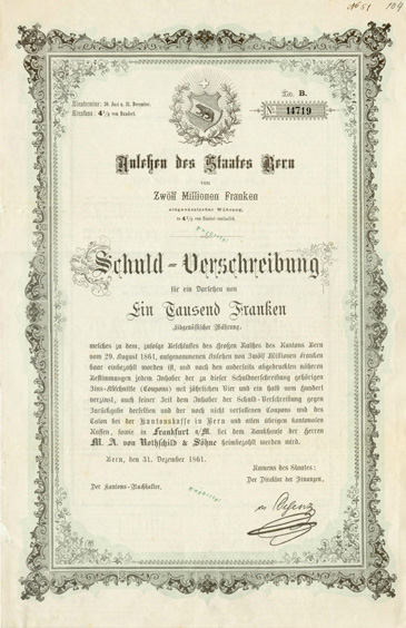 «Bernische Staatsanleihe 1861»